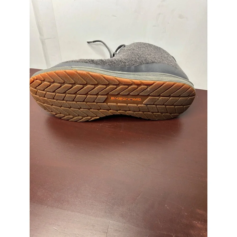 Grundens Deck Boss‎ Ankle Boots Mens 10 Gray Wool Felt Chukka 210135 60027025
